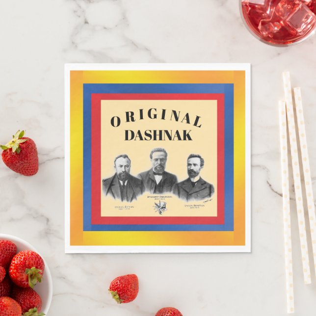 Original Dashnak Paper Napkin Serviette (Beispiel)