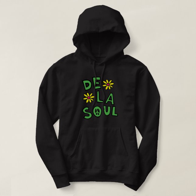 Original De La Soul Print classique Hoodie (Design vorne)