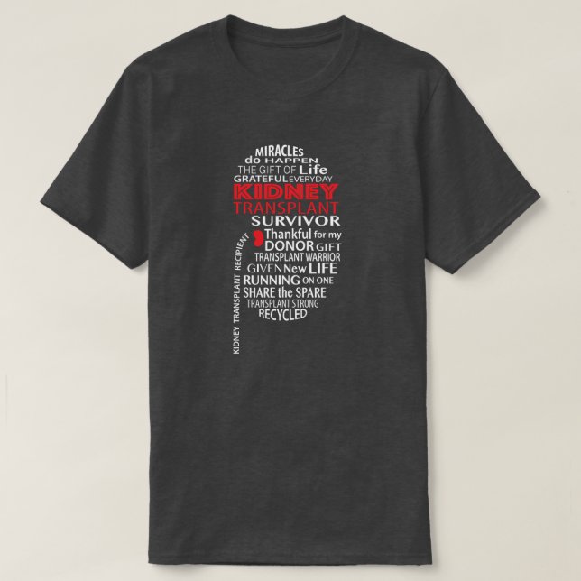 Original-Design-T - Shirt für Nierentransplantatio (Design vorne)