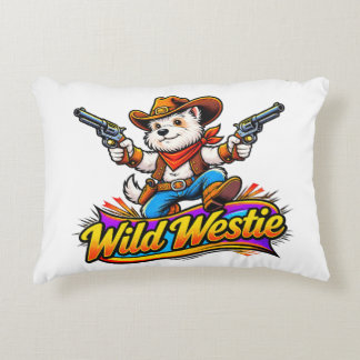 Original Design Westie Hund Cowboy Dekokissen