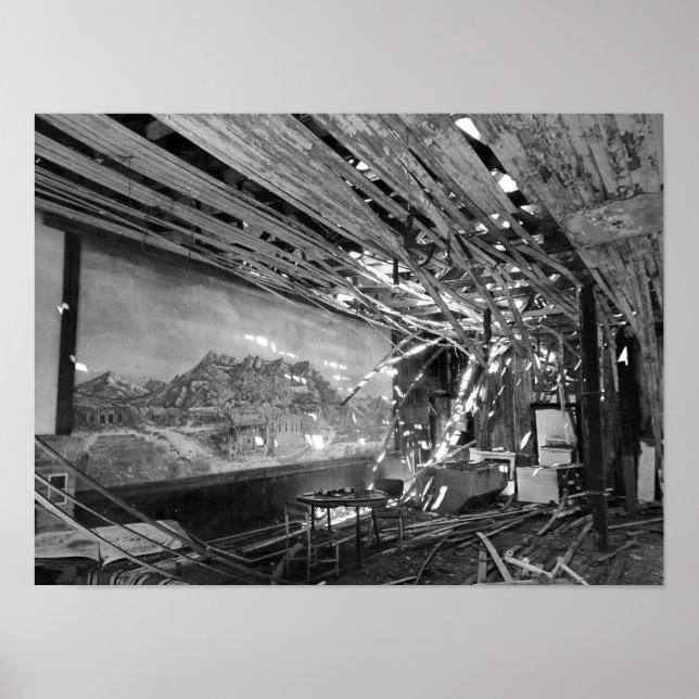 Original digitales Foto - der Gleeson Saloon Poster (Vorne)