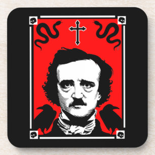 Original Edgar Allan Poe Getränkeuntersetzer