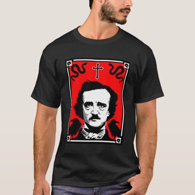 Original Edgar Allan Poe T-Shirt (Vorderseite)
