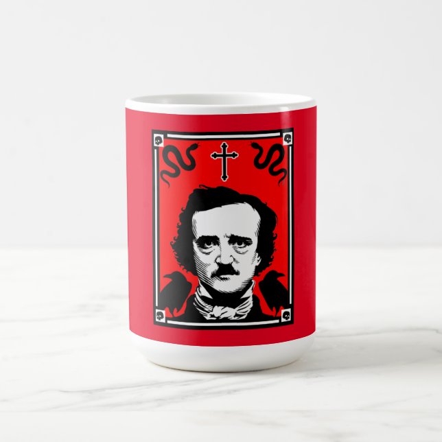 Original Edgar Allan Poe Verwandlungstasse (Zentrum)