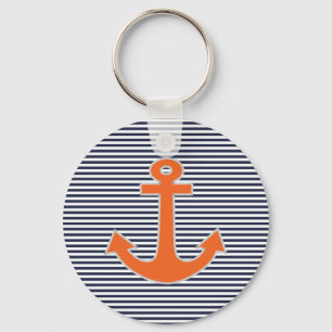 Original Embroidery Anchor Captain Nautical Schlüsselanhänger