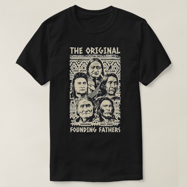 Original Foundation Fahers Naive Amerikanische Ure T-Shirt (Design vorne)