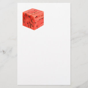 Original Fresh Sweet Red Watermelon Food Cube Briefpapier