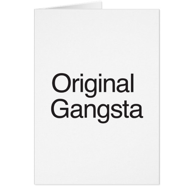 Original Gangsta (Vorne)