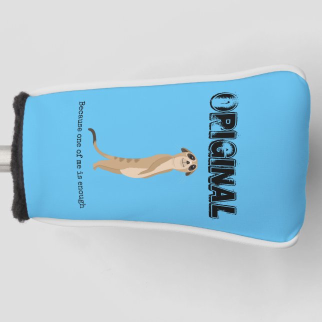 Original genug golf headcover (Vorderseite)