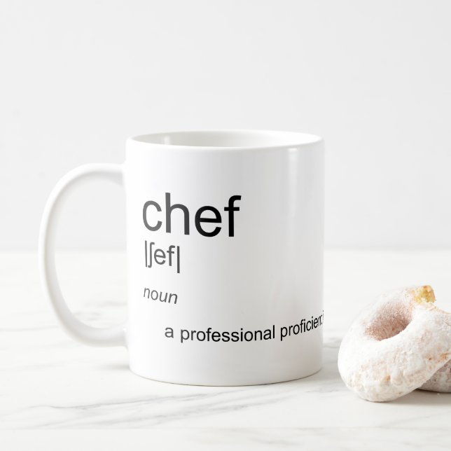 Original-Geschenk | Wörterbuchdefinitionswörterbuc Kaffeetasse (Mit Donut)