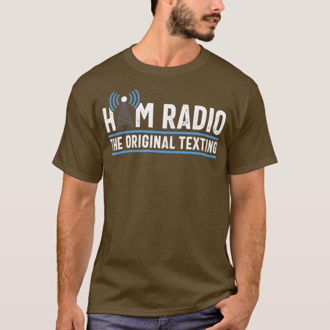 Original Gesimst Ham Radio Operator Amateur-Gesche T-Shirt (Vorderseite)