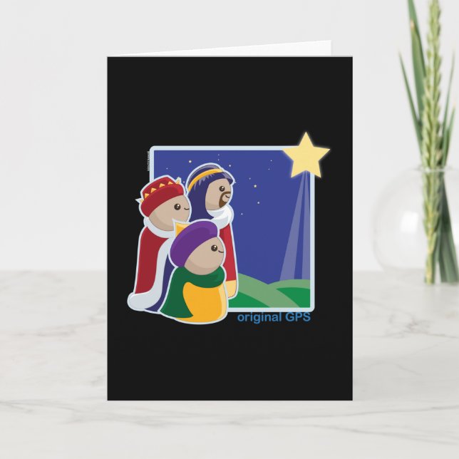 Original GPS Feiertagskarte (Vorderseite)