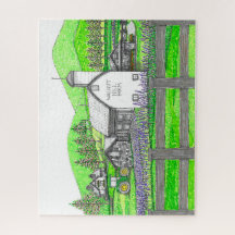 Original Hand Drawn Walnut Hill Farm Puzzle