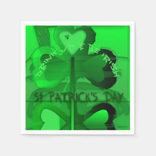 Original Happy St Patrick's Day Paper Napkin Serviette