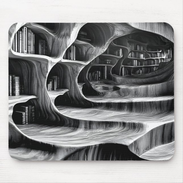 Original High Contrast Grayscale Relief Mousepad (Vorne)