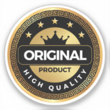 Original Hight Quality l Golden und Schwarz