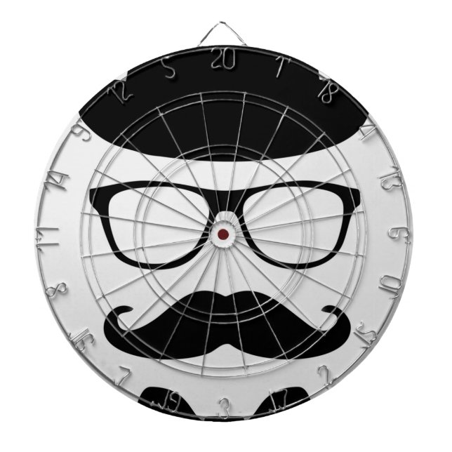 Original-Hipster Dartscheibe (vorne)