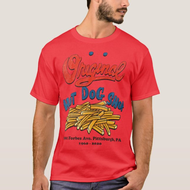 Original Hot Dog Shop - Fries T-Shirt (Vorderseite)