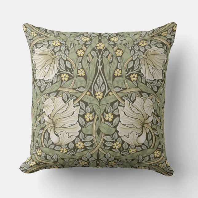 Original-Impernel, William Morris, zeitloses Desig Kissen (Vorderseite)