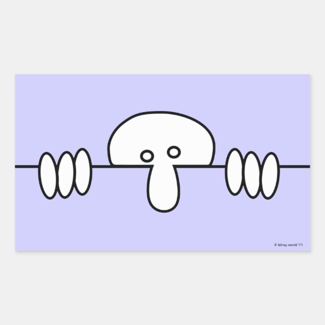 Original Kilroy Sticker (Vorderseite)