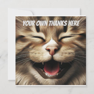 Original Kitten Dankeschön Karte, AI erstellt