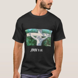Original Kunstwerk Johannes 3:16., Weihnachten- Os T-Shirt