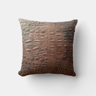 Original Ledertextur Hintergrund nah-up, embo Kissen