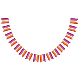 Original Lesbische Flaggenpalette Wimpelkette