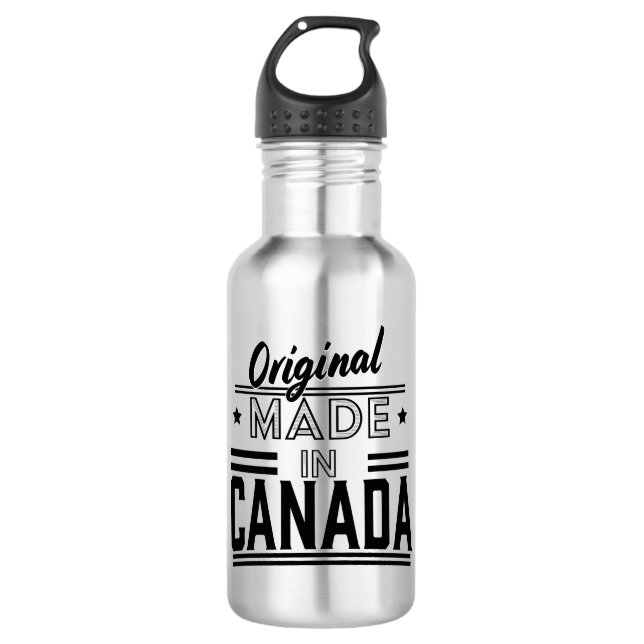 Original Made in Canada Logo Edelstahlflasche (Vorderseite)