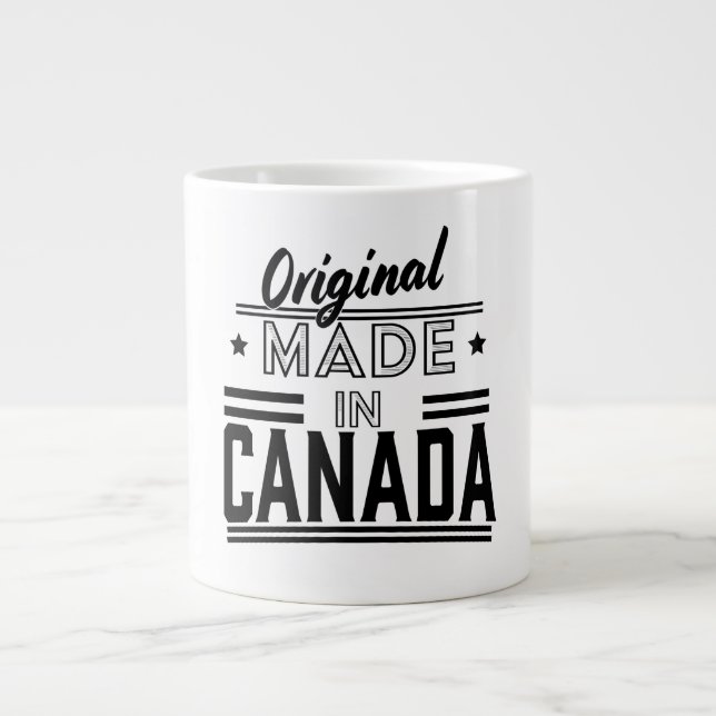 Original Made in Canada Logo Jumbo-Tasse (Vorderseite)