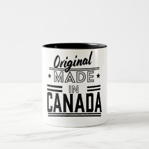 Original Made in Canada-Logo Zweifarbige Tasse