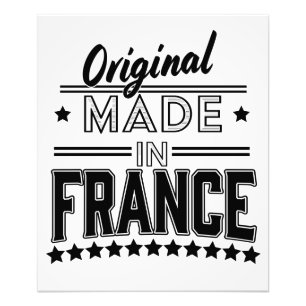 Original made in France Logo Fotodruck
