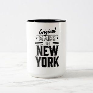 Original Made in New York Logo Zweifarbige Tasse