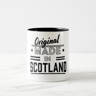 Original Made in Scotland Retro-Logo Zweifarbige Tasse