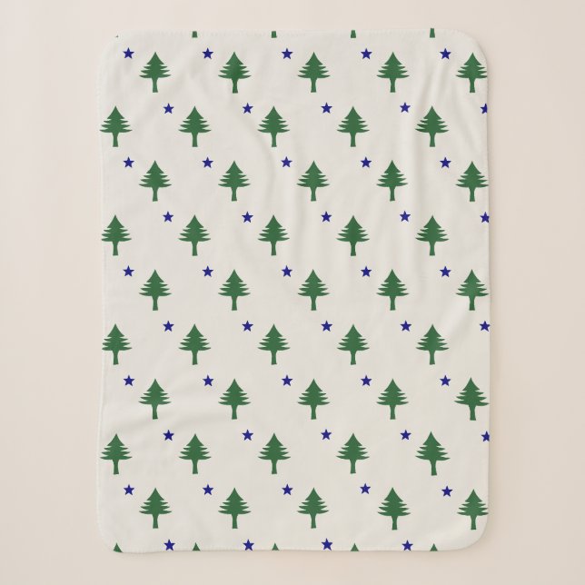 Original Maine Flag Blanket Sherpadecke (Vorderseite)