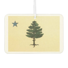Original Maine Staat Pine Tree Flag Air Freshener Autolufterfrischer