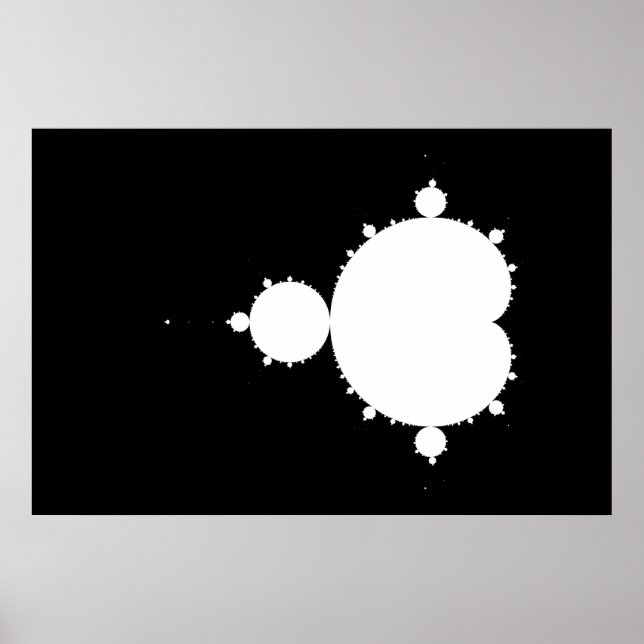 Original Mandelbrot Set 02 - Poster Fractal (Devant)