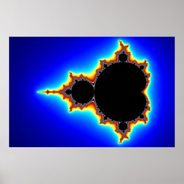 Original Mandelbrot Set 03 - Poster Fractal (Devant)