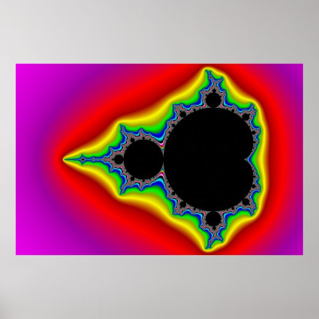 Original Mandelbrot Set 04 - Poster Fractal (Devant)