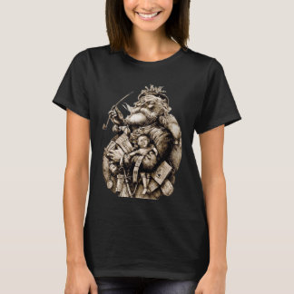 Original Merry Old Santa Claus Classic Santa Retro T-Shirt