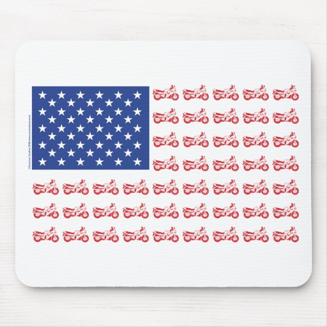Original-Motorradflagge- Mousepad (Vorne)