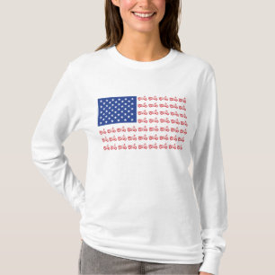 Original-Motorradflagge- T-Shirt