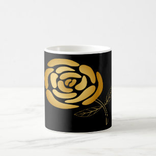Original niedliche Goldene Rose zum Feiern Kaffeetasse