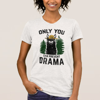 Original nur Sie können Drama Llama verhindern T-Shirt