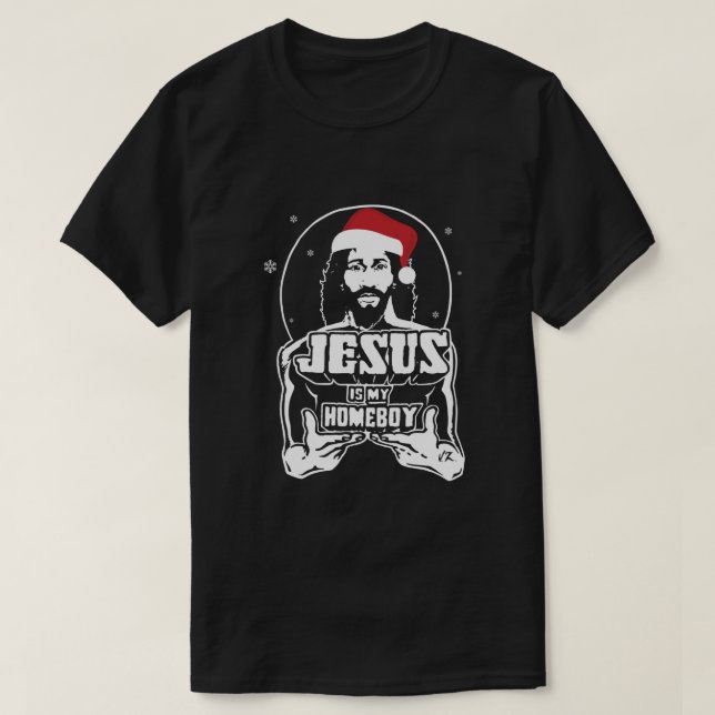Original Offizielle Weihnachten Jesus ist mein Hom T-Shirt (Design vorne)