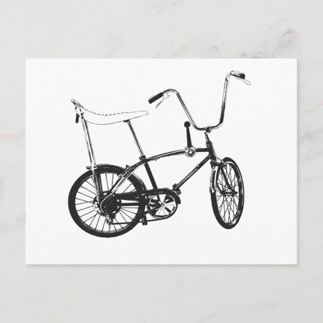 Original Old School Bike Postkarte (Vorderseite)