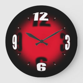 "Original Orb" - Wählen Sie die Farbuhr Große Wanduhr