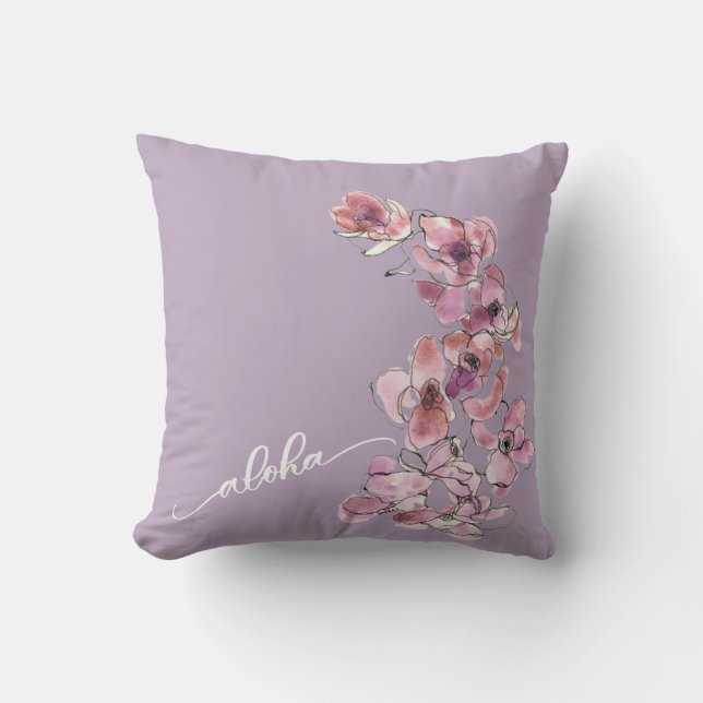 Original Orchid Lt Aloha Kissen 16" x 16" (Vorderseite)