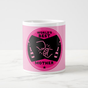 Original Pink Beste Mutter der Welt Jumbo-Tasse