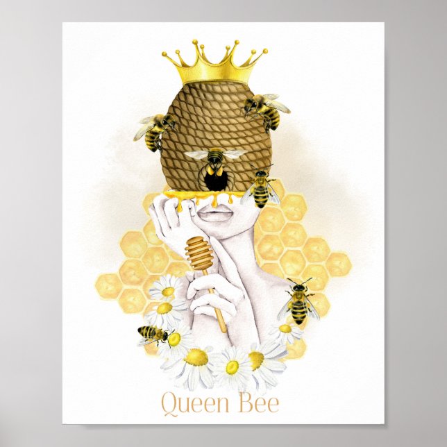 Original Queen Bee Print Poster (Vorne)